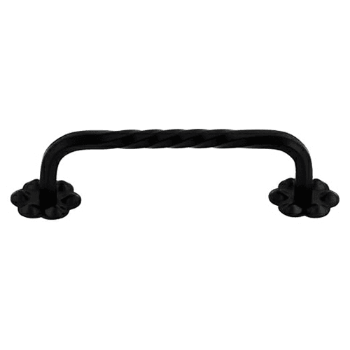 3-15/16" Normandy Thin Twist D-Pull, Patina Black