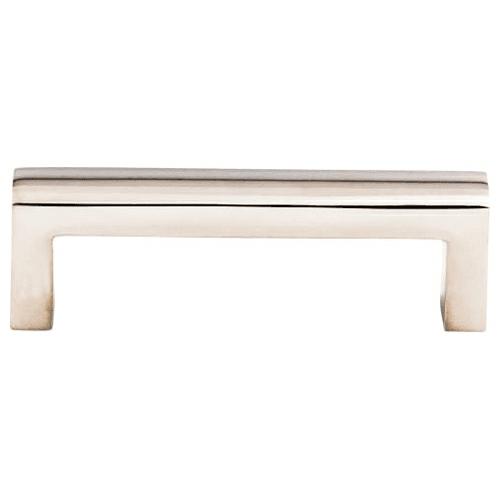 3-3/4" Stainless Steel Ashmore Pull, Polished Stainless Steel