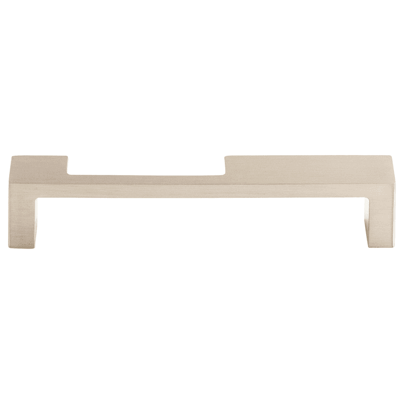 5" Sanctuary II Modern Metro Notch Pull B, Brushed Satin Nickel