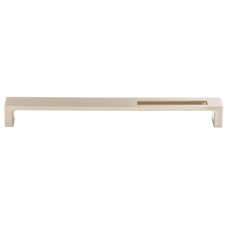 9" Sanctuary II Modern Metro Slot Pull, Brushed Satin Nickel
