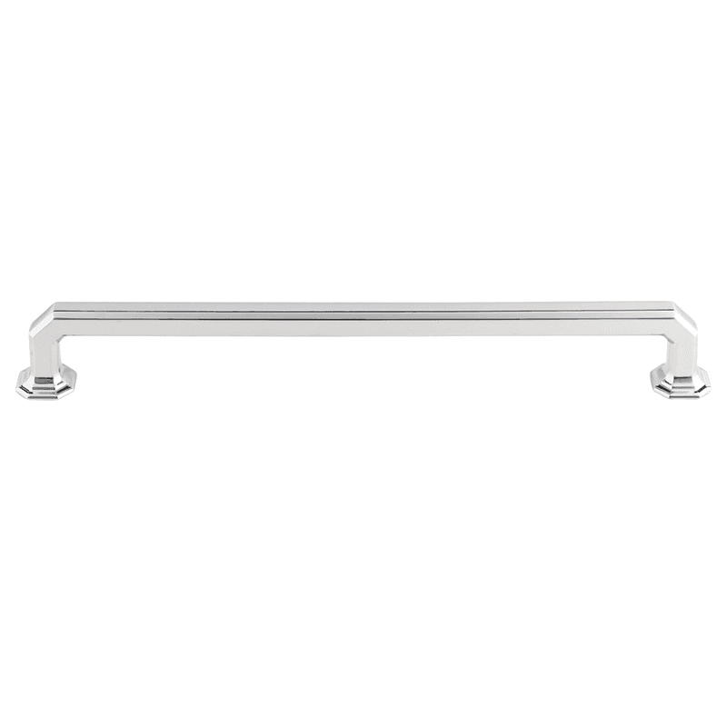 9" Chareau Emerald Pull, Polished Chrome
