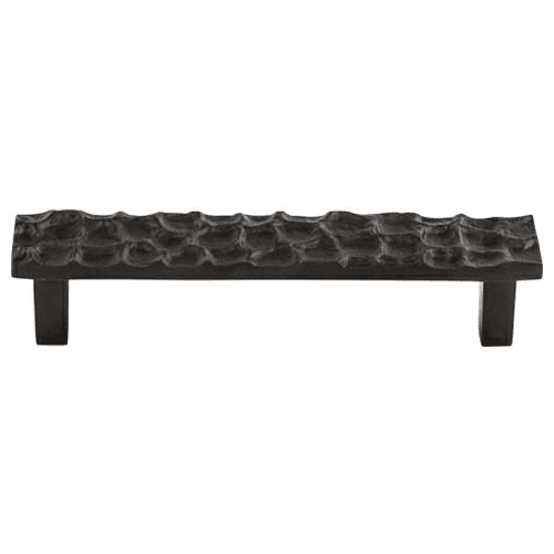 5-1/16" Cobblestone Rectangle Pull, Coal Black