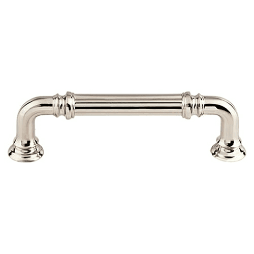 3-3/4" Chareau Reeded Pull, Polished Nickel
