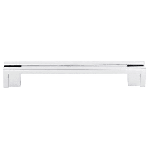 5" Sanctuary Flat Rail Pull, Polished Chrome