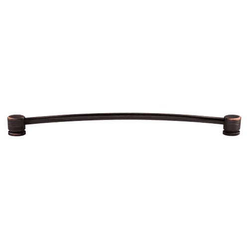 12" Sanctuary Oval Thin Pull, Tuscan Bronze