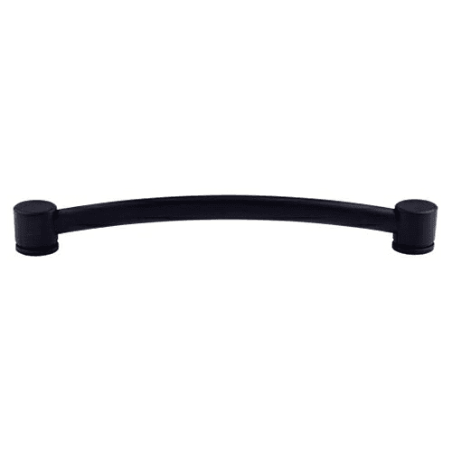 12" Oval Thin Appliance Pull, Flat Black