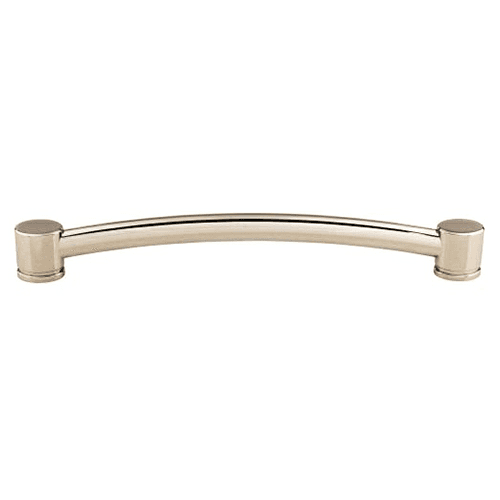 12" Oval Thin Appliance Pull, Polished Nickel