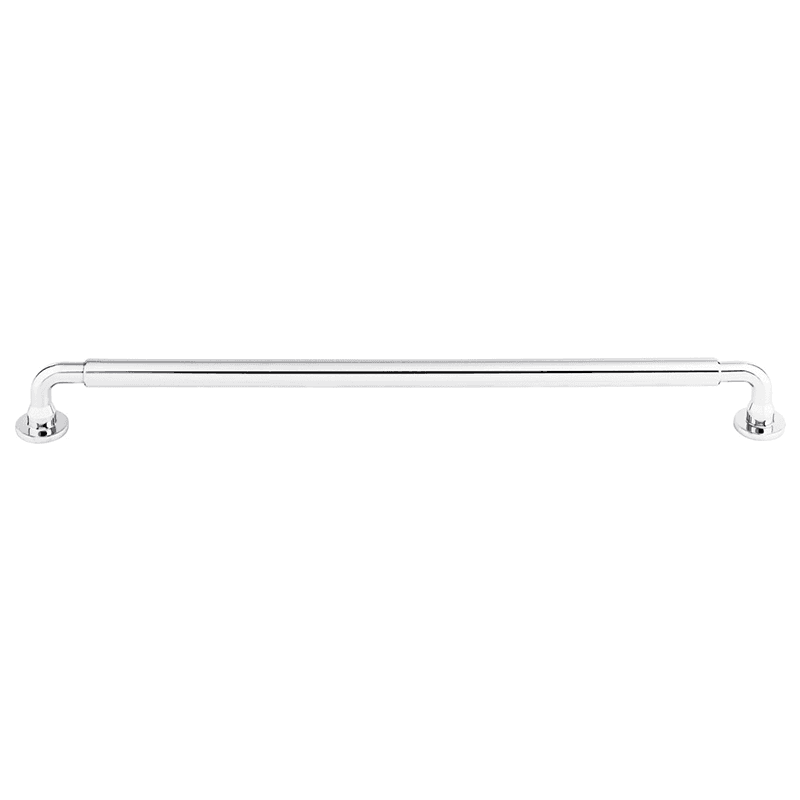 12" Serene Lily Pull, Polished Chrome
