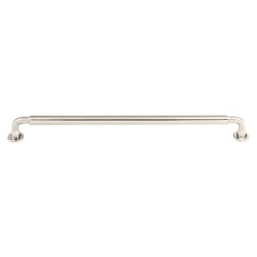 12" Serene Lily Pull, Polished Nickel