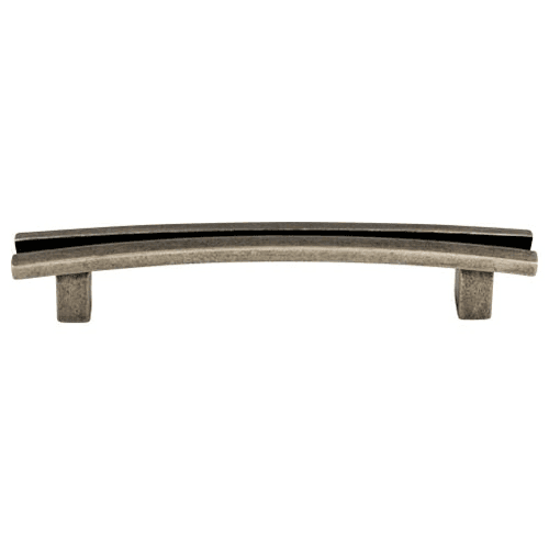 5" Sanctuary Flared Pull, Pewter Antique