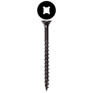 #8 x 1-1/4" Flat Head Assembly Screw, Combo Drive Coarse Thread with Nibs and Type 17 Auger Point, Zinc, Box of Thousand by Wurth