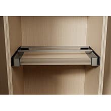 18" Conero Leather Mat with Edge, Black Shagreen, 5/Box