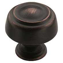 1-5/8" Kane Round Knob, Black Bronze