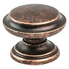 35mm Euro Rustica Ringed Knob