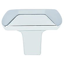 1-7/16" Laura Rectangular Knob, Matte Black