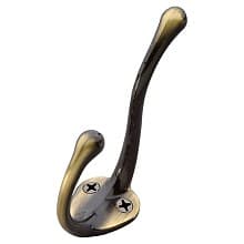 3-1/2" Universal Double Cabinet Hook
