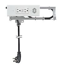 Docking Drawer 15 Amp Blade Compact Vanity Outlet with 2 AC Outlets GFCI