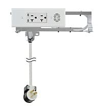 Docking Drawer 20 Amp Blade Compact Vanity Outlet with 2 65W USB-C Ports & 2 AC Outlets