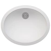 Acrylic Undermount Single Bowl Vanity Sink, 16-1/8" x 12-13/16" x 5-1/8"