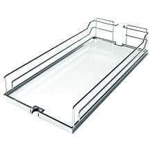 DISPENSA Arena Classic Shelf, Chrome/White (2/Piece)