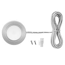 LED 3W Cool White Puck Light, Nickel