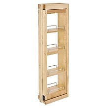 3-Shelf Filler Pullout Organizer with Soft-Closing, Maple, 39" Height