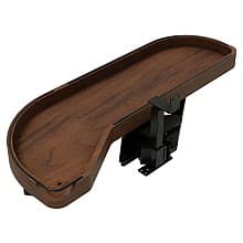 12" One-Tier Craftsman Collection Girasolo with Soft-Close/Black Accents for Blind Corner Cabinet, Dark Brown