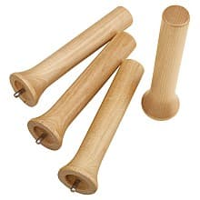 1-5/8" Drawer Peg System, Clear Polyurethane