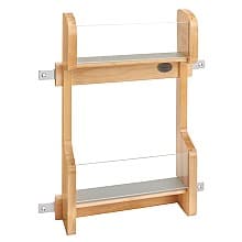 2-Tier Vanity Door-Mount Storage Rack