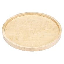 Full-Circle Wood Lazy Susan Tray, Undrilled, No Hardware
