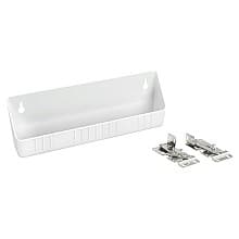 6572 White Sink Front Tip-Out Tray with Hinge, Pair of 20