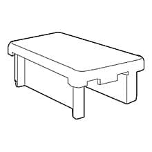 RVS-13 Plastic Insert/Cap, Black