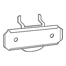 5-1/2" x 3-1/2" Ticket/Card Holder, Chrome