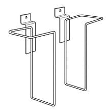 6" x 1-3/4" x 2" RVS95 Adjustable Literature Holder for Slatwall Bracket, Chrome