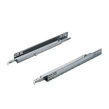 Futura PUSH Undermount Drawer Slide for 5/8" Material, 100lb Capacity, Full Extension, Undermount, Push to Open
