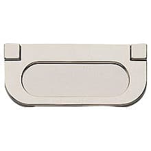 2-13/16" Folding Flush Pull, Satin Nickel