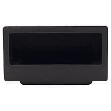 2-3/4" Recessed Flush Pull, Brown