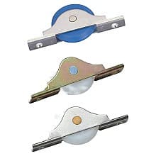 3-5/8" Sliding Door Roller, Plain (2/Pack)