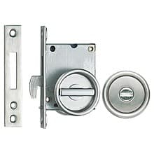 Sliding Door Latch Thumbturn, No Indicator, Satin