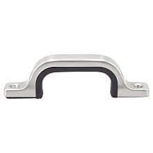 57mm Stainless Steel/Rubber Handle Pull, Satin