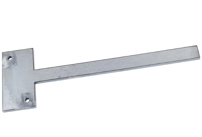 1/4" x 12" Stud Mounted Shelf Bracket, Steel Finish