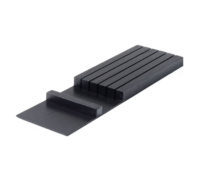 straightline-knife-block-insert - Wurth Louis and Company 5-3/8" StraightLine Knife Block Insert, Black Ash