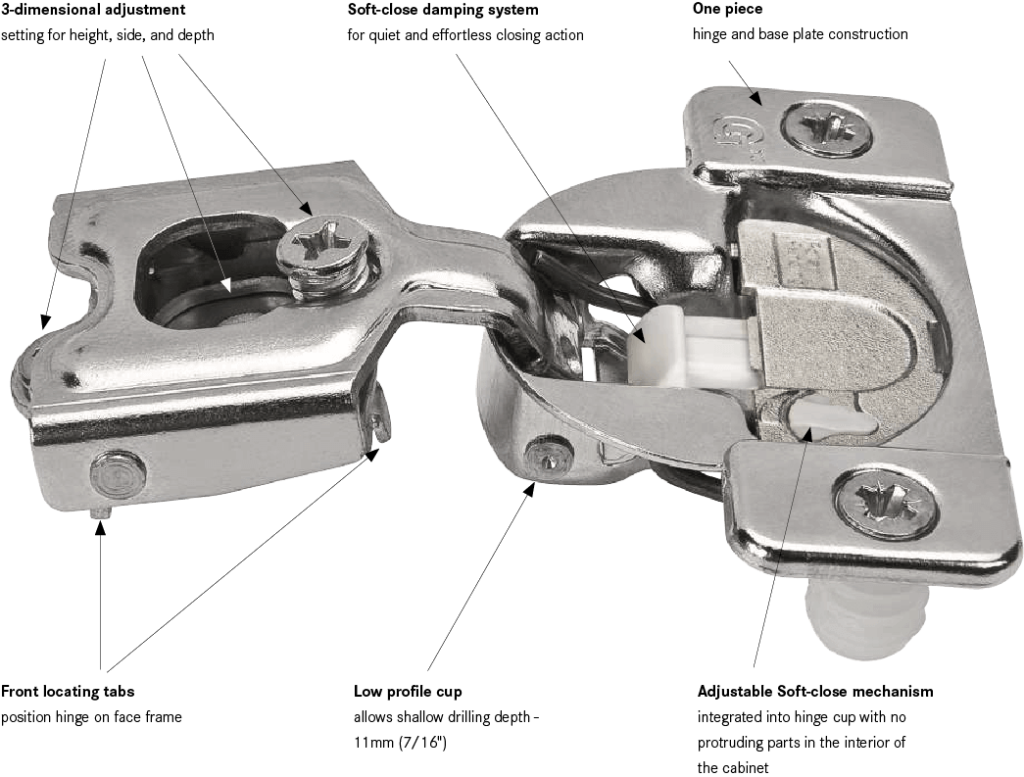 Grass TEC Soft Close Cabinet Hinge