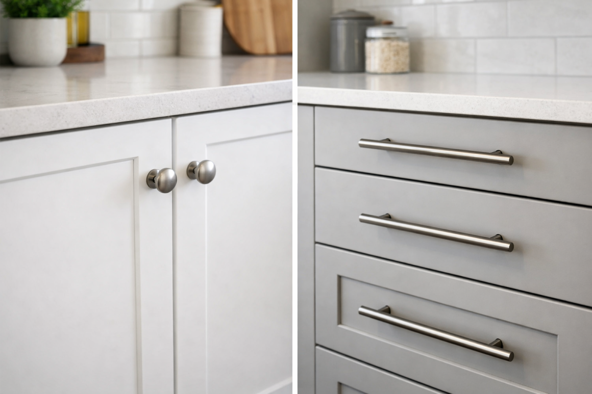 Knobs vs Pulls on Cabinets: When to Choose Each - Wurth Louis and Company