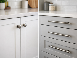 Knobs vs Pulls on Cabinets