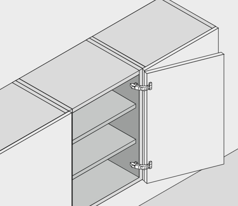170__hinge_wide_angled_application_illustration - Wurth Louis and Company 170 degree cabinet hinge opening
