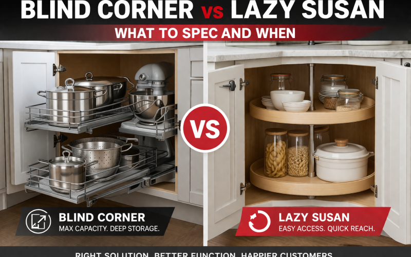 Blind Corner vs Lazy Susan