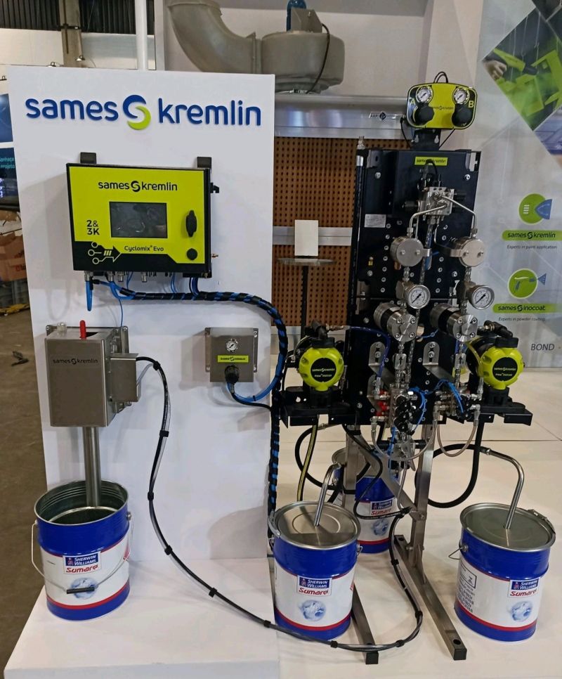 1717642353109 - Wurth Louis and Company Sames-Kremlin Cyclomix Evo Precision Mixing System