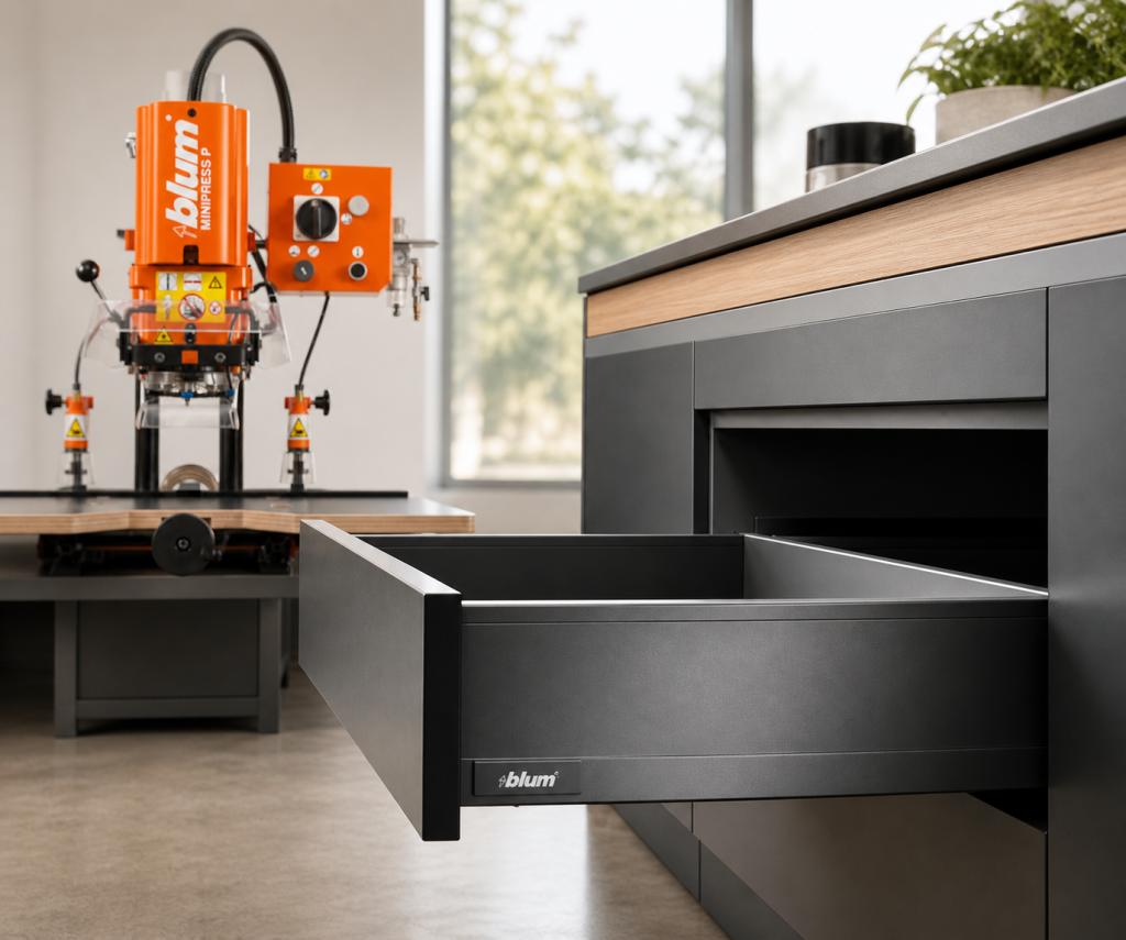 MiniPress-LegraBox - Wurth Louis and Company Blum Minipress P + Legrabox System