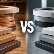 Wood Veneer vs PVC Edgebanding for Custom Cabinets